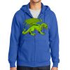 Tall Essential Fleece Full Zip Hooded Sweatshirt Thumbnail