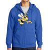 Tall Essential Fleece Full Zip Hooded Sweatshirt Thumbnail