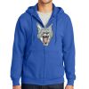 Tall Essential Fleece Full Zip Hooded Sweatshirt Thumbnail