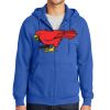 Tall Essential Fleece Full Zip Hooded Sweatshirt Thumbnail