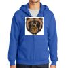 Tall Essential Fleece Full Zip Hooded Sweatshirt Thumbnail