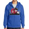 Tall Essential Fleece Full Zip Hooded Sweatshirt Thumbnail