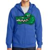 Tall Essential Fleece Full Zip Hooded Sweatshirt Thumbnail