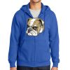 Tall Essential Fleece Full Zip Hooded Sweatshirt Thumbnail