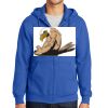 Tall Essential Fleece Full Zip Hooded Sweatshirt Thumbnail