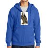 Tall Essential Fleece Full Zip Hooded Sweatshirt Thumbnail