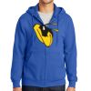 Tall Essential Fleece Full Zip Hooded Sweatshirt Thumbnail