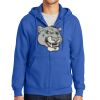 Tall Essential Fleece Full Zip Hooded Sweatshirt Thumbnail