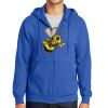 Tall Essential Fleece Full Zip Hooded Sweatshirt Thumbnail