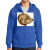 Tall Essential Fleece Full Zip Hooded Sweatshirt Thumbnail