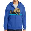 Tall Essential Fleece Full Zip Hooded Sweatshirt Thumbnail