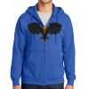Tall Essential Fleece Full Zip Hooded Sweatshirt Thumbnail