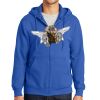 Tall Essential Fleece Full Zip Hooded Sweatshirt Thumbnail
