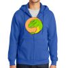 Tall Essential Fleece Full Zip Hooded Sweatshirt Thumbnail