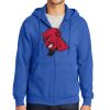 Tall Essential Fleece Full Zip Hooded Sweatshirt Thumbnail