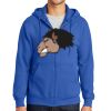 Tall Essential Fleece Full Zip Hooded Sweatshirt Thumbnail