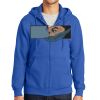 Tall Essential Fleece Full Zip Hooded Sweatshirt Thumbnail