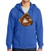 Tall Essential Fleece Full Zip Hooded Sweatshirt Thumbnail