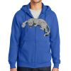 Tall Essential Fleece Full Zip Hooded Sweatshirt Thumbnail