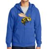 Tall Essential Fleece Full Zip Hooded Sweatshirt Thumbnail