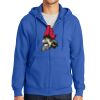 Tall Essential Fleece Full Zip Hooded Sweatshirt Thumbnail