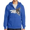 Tall Essential Fleece Full Zip Hooded Sweatshirt Thumbnail