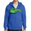 Tall Essential Fleece Full Zip Hooded Sweatshirt Thumbnail