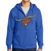 Tall Essential Fleece Full Zip Hooded Sweatshirt Thumbnail