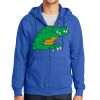 Tall Essential Fleece Full Zip Hooded Sweatshirt Thumbnail