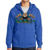Tall Essential Fleece Full Zip Hooded Sweatshirt Thumbnail