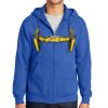 Tall Essential Fleece Full Zip Hooded Sweatshirt Thumbnail