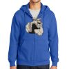 Tall Essential Fleece Full Zip Hooded Sweatshirt Thumbnail