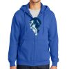 Tall Essential Fleece Full Zip Hooded Sweatshirt Thumbnail