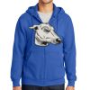 Tall Essential Fleece Full Zip Hooded Sweatshirt Thumbnail