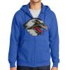 Tall Essential Fleece Full Zip Hooded Sweatshirt Thumbnail