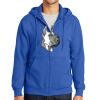 Tall Essential Fleece Full Zip Hooded Sweatshirt Thumbnail