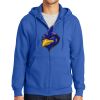 Tall Essential Fleece Full Zip Hooded Sweatshirt Thumbnail