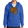 Tall Essential Fleece Full Zip Hooded Sweatshirt Thumbnail