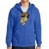 Tall Essential Fleece Full Zip Hooded Sweatshirt Thumbnail