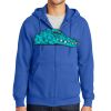 Tall Essential Fleece Full Zip Hooded Sweatshirt Thumbnail