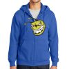 Tall Essential Fleece Full Zip Hooded Sweatshirt Thumbnail