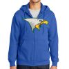 Tall Essential Fleece Full Zip Hooded Sweatshirt Thumbnail
