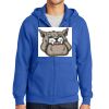 Tall Essential Fleece Full Zip Hooded Sweatshirt Thumbnail