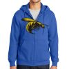 Tall Essential Fleece Full Zip Hooded Sweatshirt Thumbnail