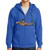 Tall Essential Fleece Full Zip Hooded Sweatshirt Thumbnail