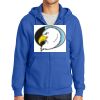 Tall Essential Fleece Full Zip Hooded Sweatshirt Thumbnail