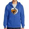 Tall Essential Fleece Full Zip Hooded Sweatshirt Thumbnail
