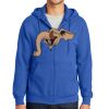 Tall Essential Fleece Full Zip Hooded Sweatshirt Thumbnail