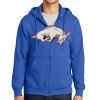 Tall Essential Fleece Full Zip Hooded Sweatshirt Thumbnail
