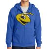 Tall Essential Fleece Full Zip Hooded Sweatshirt Thumbnail
